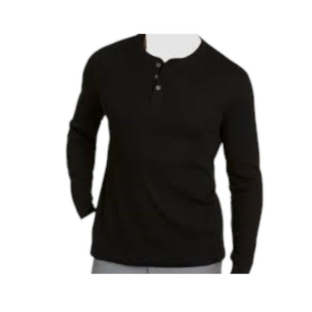 St. John's Bay men's black long sleeve shirt size M